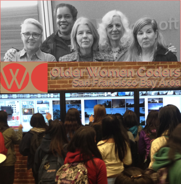 Girls Who Code visiting Adobe 2013 AND Older Women Coders Meetup & Facebook Group